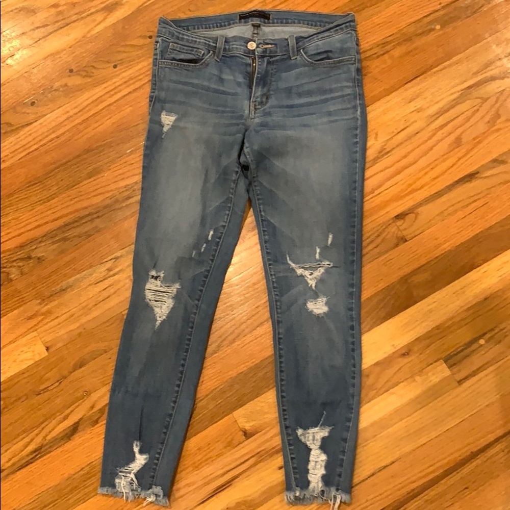 Flying monkey skinny jeans